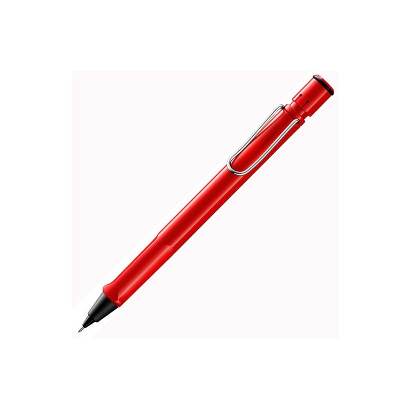 1205265 LAMY PORTAMINAS SAFARI 0.5 CON CLIP METÁLICO Y GOMA DE BORRAR ROJO