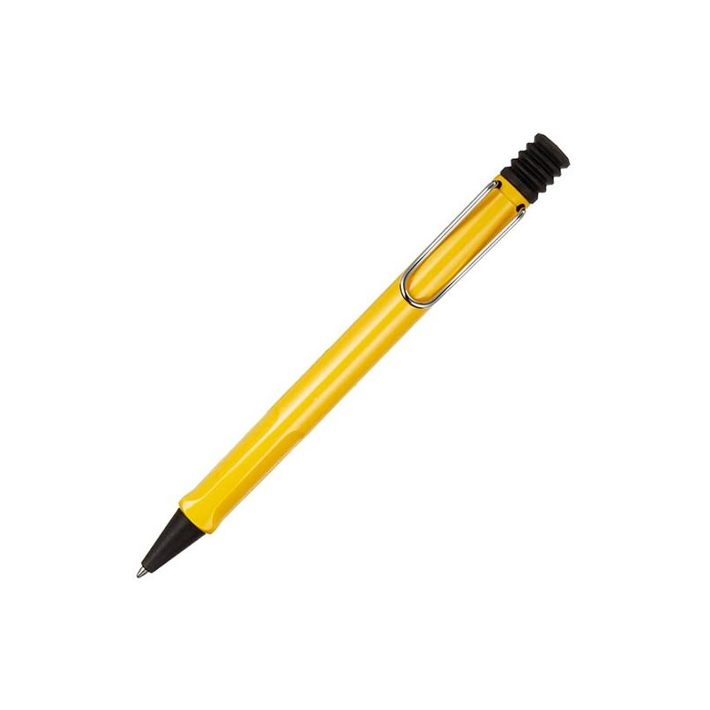 1208125 LAMY BOLÍGRAFO SAFARI YELLOW 218M PUNTA MEDIA TINTA AZUL RECARGABLE ESTUCHE COLOR AMARILLO