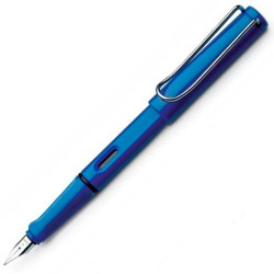 1210491 LAMY PLUMA ESTILOGRÁFICA SAFARI 014M TINTA AZUL PUNTA M AZUL