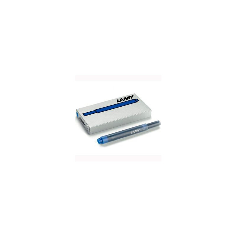 1210655 LAMY CARTUCHO T10 RECAMBIO PARA PLUMA TINTA AZUL/NEGRO CAJA 5U