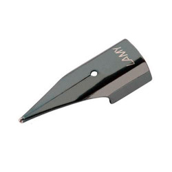 1215062 LAMY PLUMÍN Z50 RECAMBIO LH PARA ZURDOS ACERO PULIDO NEGRO