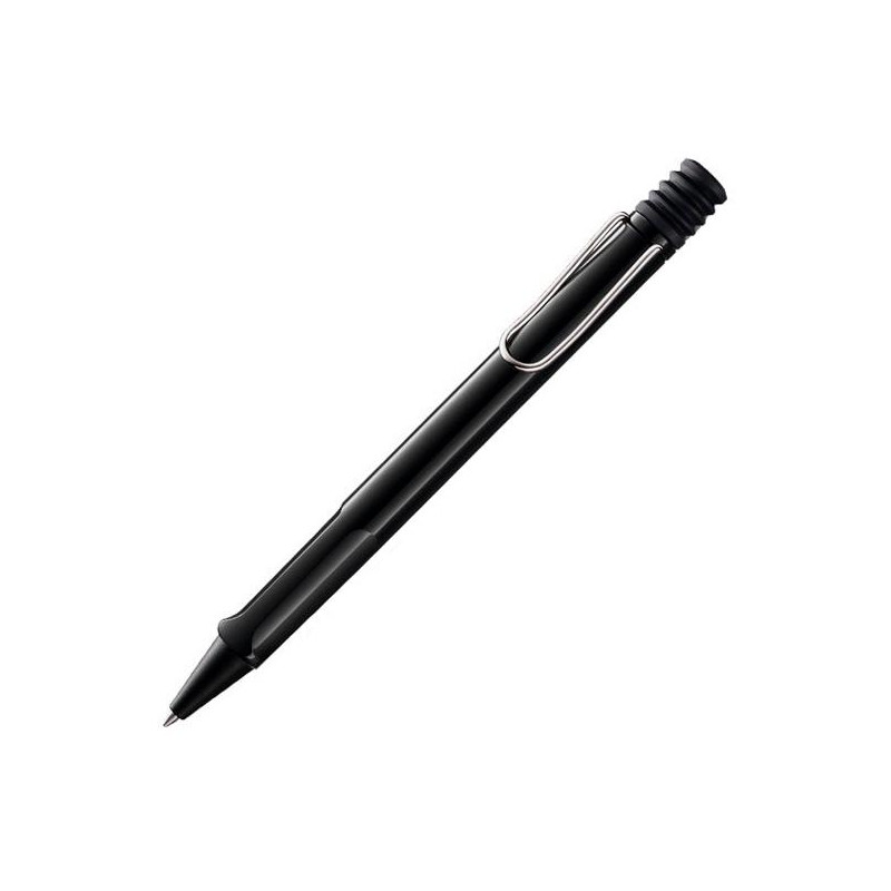 1220400 LAMY BOLÍGRAFO SAFARI BLACK 219M PUNTA MEDIA TINTA AZUL RECARGABLE COLOR NEGRO EN ESTUCHE