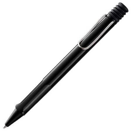 1220400 LAMY BOLÍGRAFO SAFARI BLACK 219M PUNTA MEDIA TINTA AZUL RECARGABLE COLOR NEGRO EN ESTUCHE