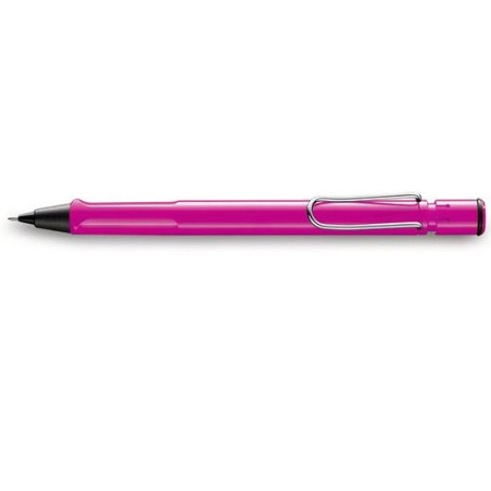 1226174 LAMY PORTAMINAS SAFARI 0.5 CLIP METÁLICO Y GOMA DE BORRAR ROSA