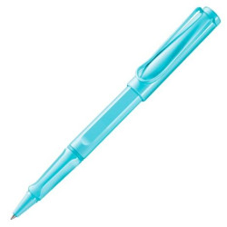 1237202 LAMY ROLLER SAFARI PLÁSTICO MANGO ERGONÓMICO CARTUCHO PUNTA M TINTA NEGRA CUERPO AQUA ESTUCHE 1 UD