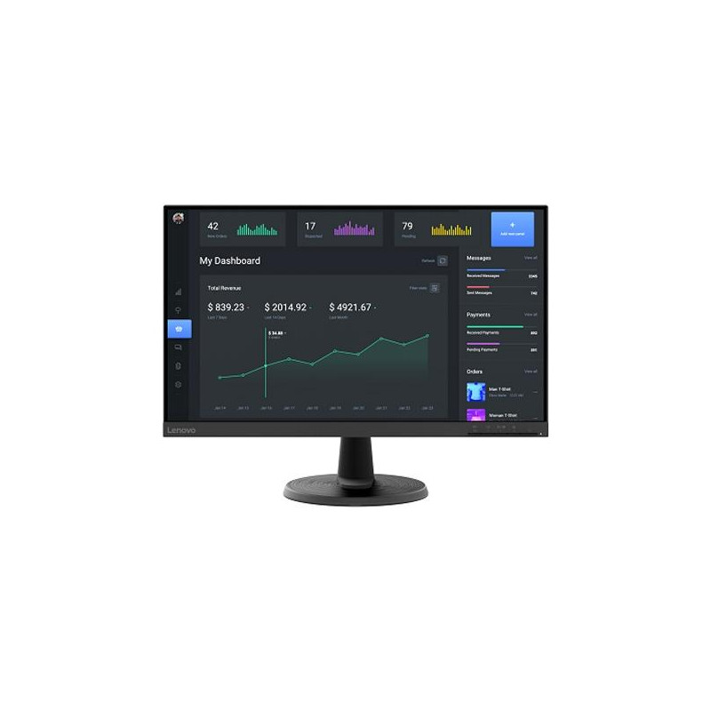 63DCKAT6EU LENOVO MONITOR 24" C24-40 FHD HDMI Y VGA NEGRO