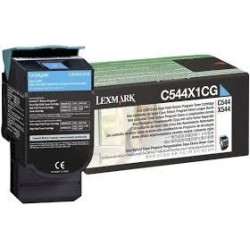 0C544X1CG LEXMARK C544/X544 TONER CIAN EXTRA ALTO RENDIMIENTO RETORNABLE