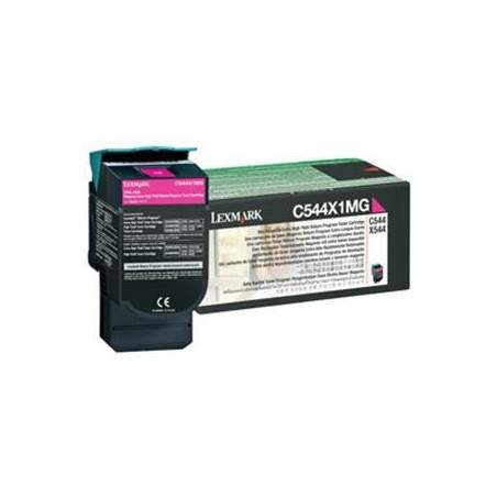 0C544X1MG LEXMARK C544/X544 TONER MAGENTA EXTRA ALTO RENDIMIENTO RETORNABLE