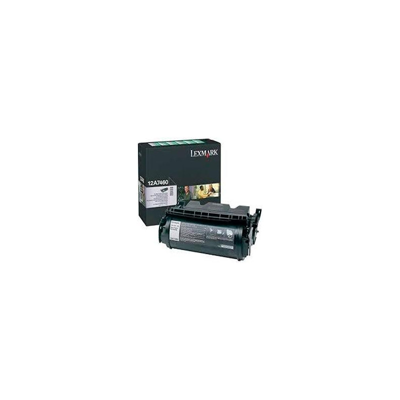 12A7460 LEXMARK TONER  T-630/T-632/T-634 RETORNABLE STANDARD