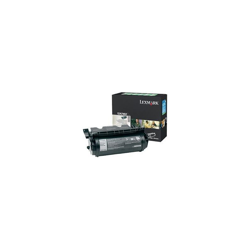 12A7462 LEXMARK T-630/632/634 X/630/632 TONER NEGRO RETORNABLE