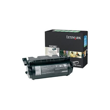 12A7462 LEXMARK T-630/632/634 X/630/632 TONER NEGRO RETORNABLE