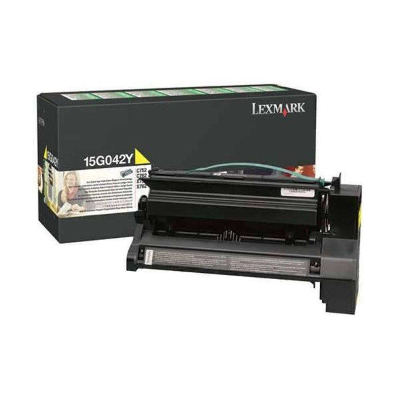 15G042Y LEXMARK UNIDAD DE IMPRESIÓN  C-752/762 AMARILLO RETORNABLE