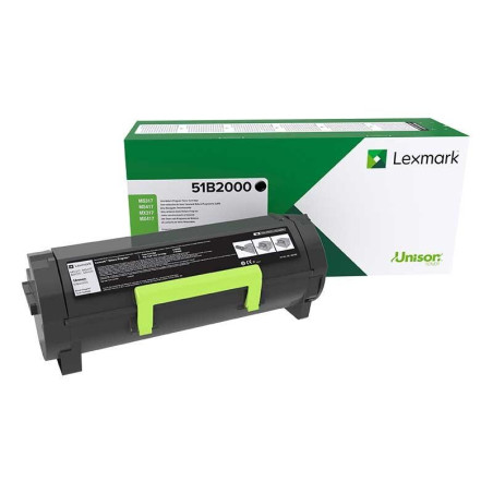 51B2000 LEXMARK TONER NEGRO MS317 MS417 MS517 MS617 MX317 MX417 MX517 MX617