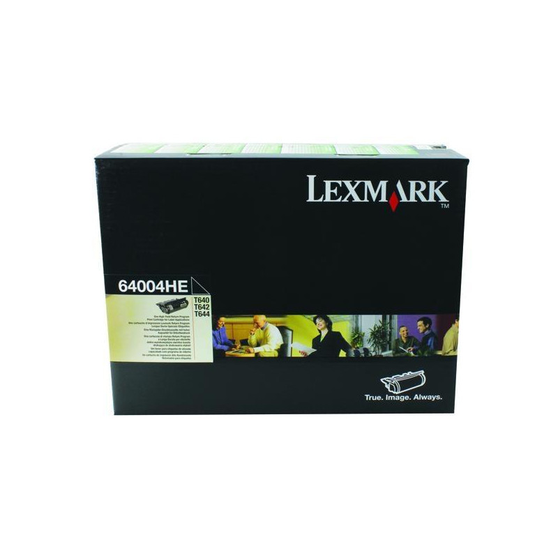 64004HE LEXMARK TONER  T-640/T-642/T-644 ALTO RENDIMIENTO ETIQUETAS