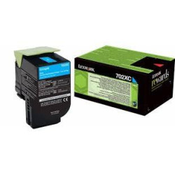 70C2XC0 LEXMARK TONER CIAN RETORNABLE 702XM