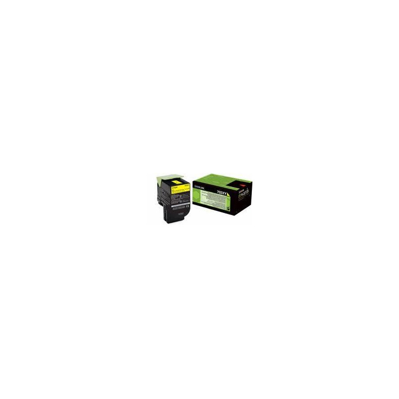 70C2XY0 LEXMARK TONER AMARILLO RETORNABLE 702XM