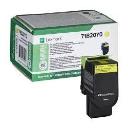 71B20Y0 LEXMARK TONER  71B20Y0 AMARILLO