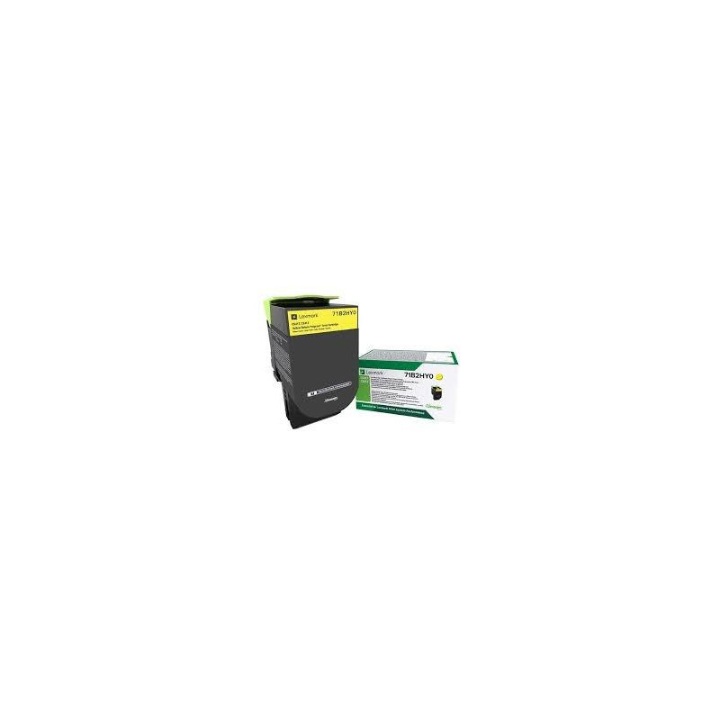 71B2HY0 LEXMARK TONER AMARILLO CS/CX 417