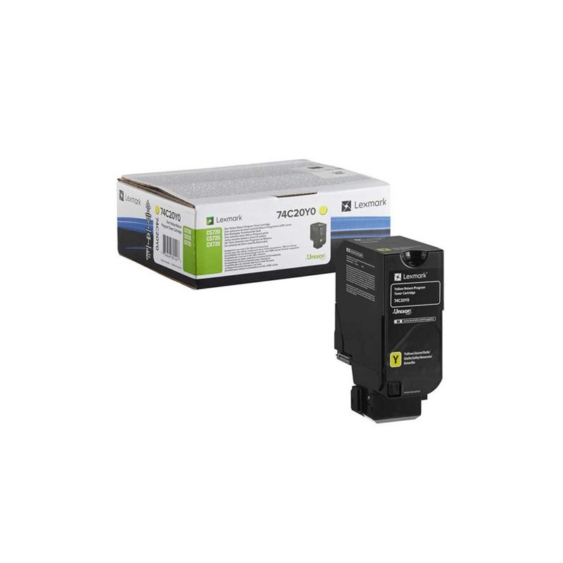 74C20Y0 LEXMARK TONER AMARILLO CS720