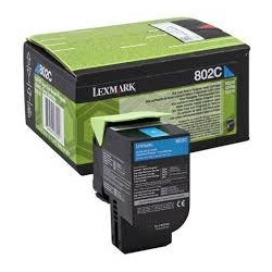 80C20C0 LEXMARK 802C TONER RETORNABLE CIAN (1K)