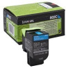 80C20C0 LEXMARK 802C TONER RETORNABLE CIAN (1K)