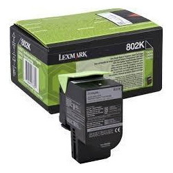 80C20K0 LEXMARK 802K TONER RETORNABLE NEGRO(1K)