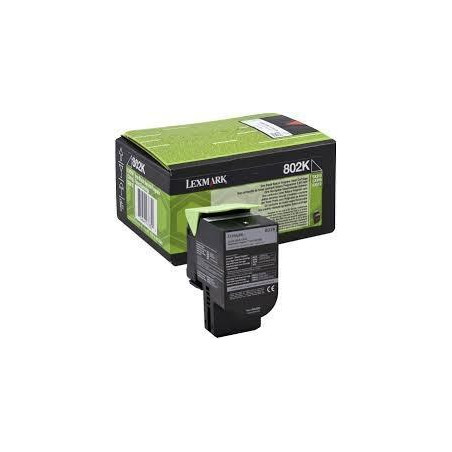 80C20K0 LEXMARK 802K TONER RETORNABLE NEGRO(1K)