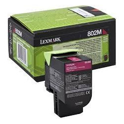 80C20M0 LEXMARK 802M TONER RETORNABLE MAGENTA (1K)