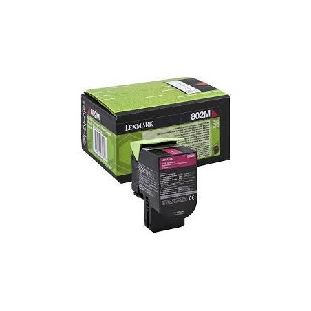 80C20M0 LEXMARK 802M TONER RETORNABLE MAGENTA (1K)