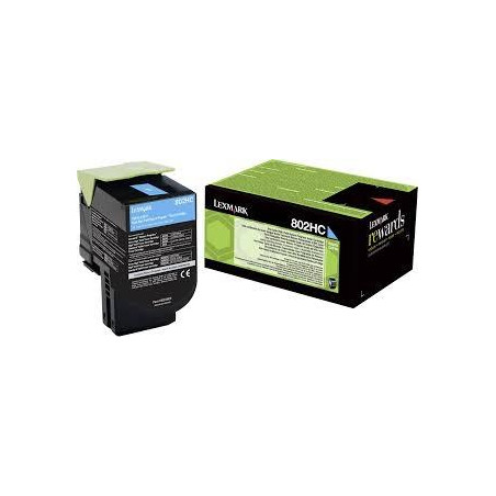 80C2HC0 LEXMARK TONER CIAN CX-410DE