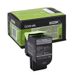 80C2SK0/80C2SKE LEXMARK TONER NEGRO 802SK RETORNABLE