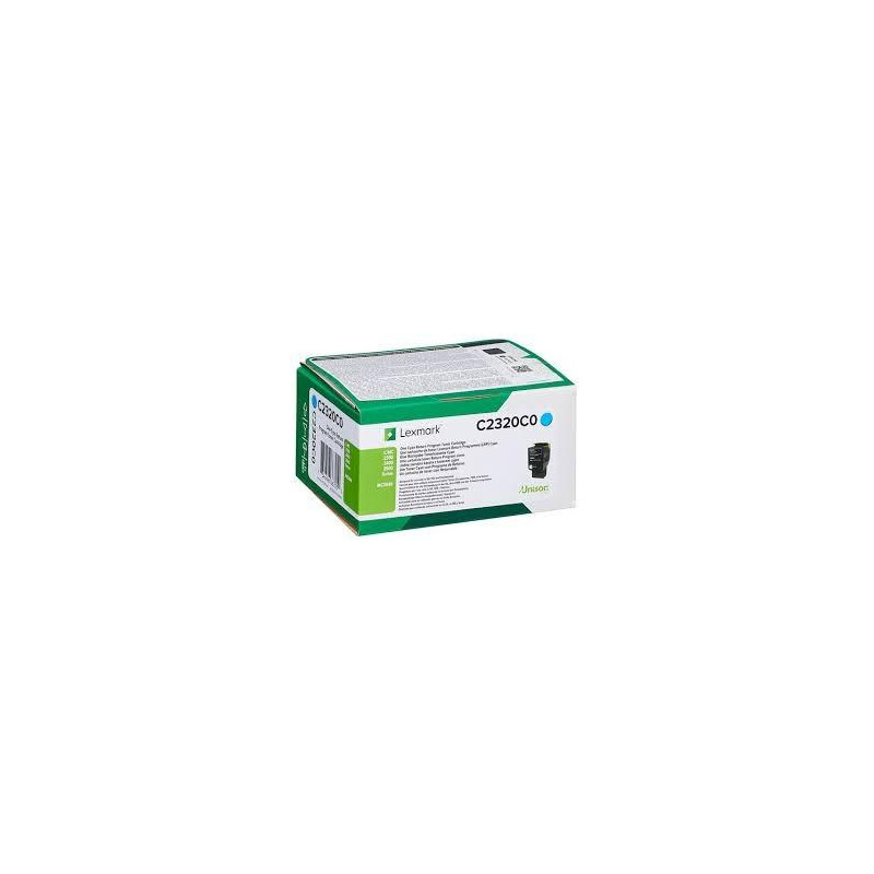 C2320C0 LEXMARK TONER CIAN C2320