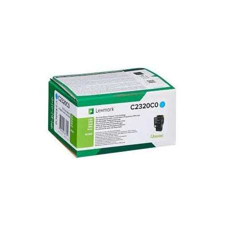 C2320C0 LEXMARK TONER CIAN C2320