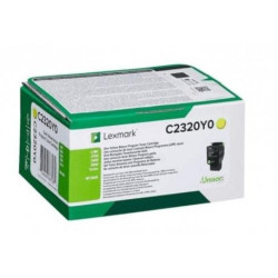 C2320Y0 LEXMARK TONER AMARILLO C2320