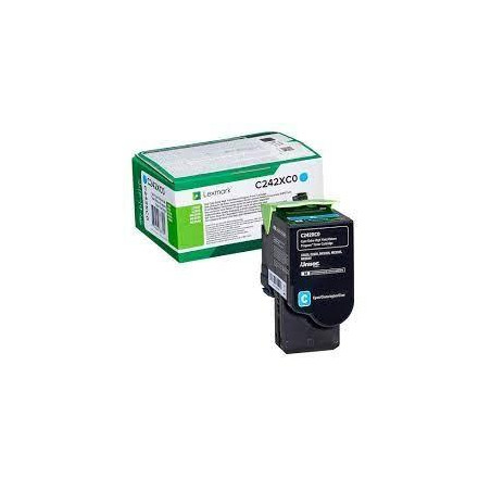 C242XC0 LEXMARK TONER CIAN C2425