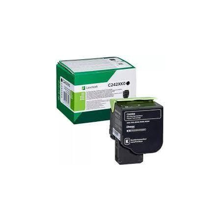 C242XK0 LEXMARK TONER NEGRO C2425