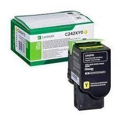 C242XY0 LEXMARK TONER AMARILLO C2425