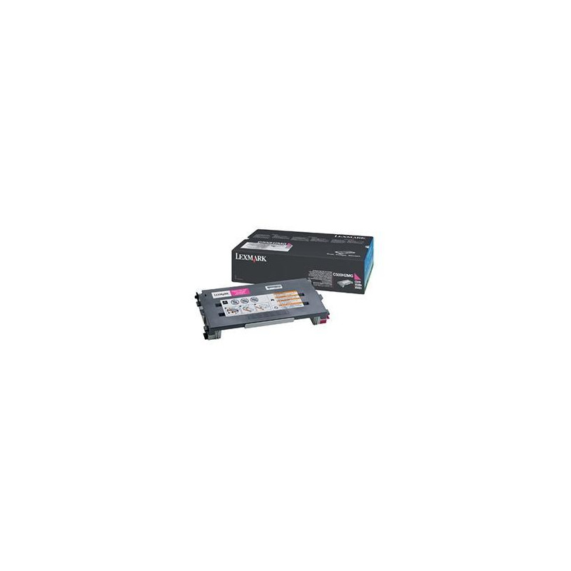 C500H2MG LEXMARK C-500/X500/X502 TONER MAGENTA ALTO RENDIMIENTO