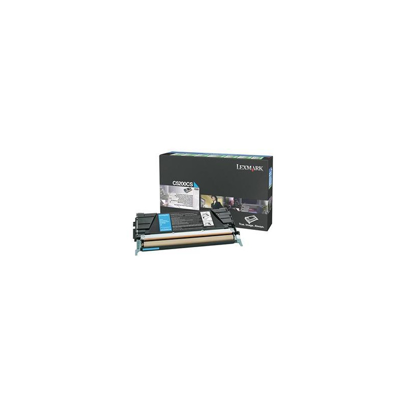 C5200CS LEXMARK TONER  C-530 RETORNABLE CIAN