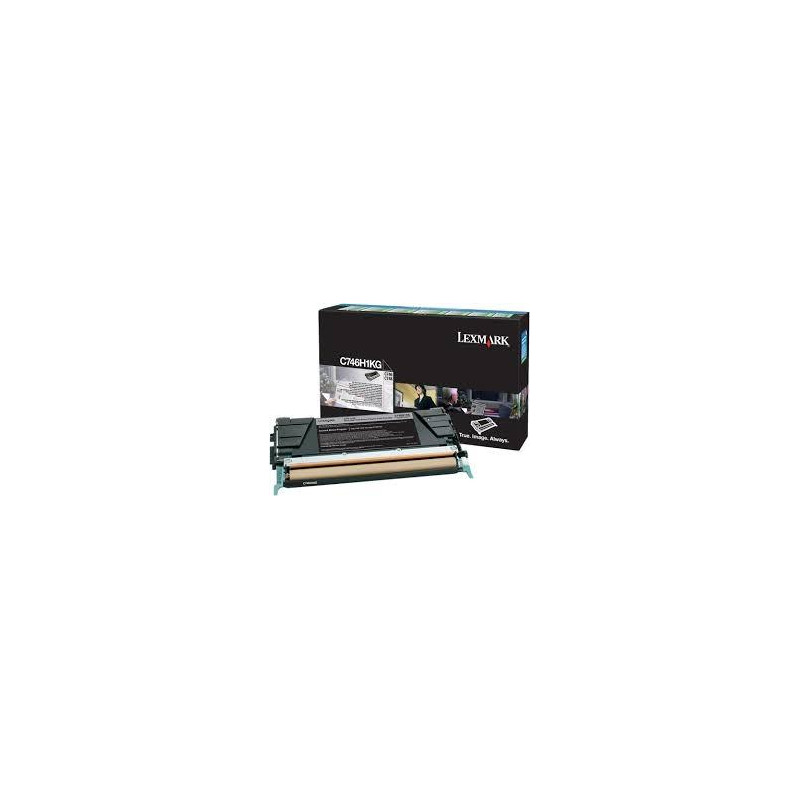 C746H1KG LEXMARK TONER LASER NEGRO RETORNABLE X/748DE/748DTE/748E