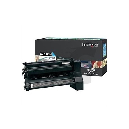 C7700CH LEXMARK C-770/772 CARTUCHO CIAN ALTO RENDIMIENTO RETORNABLE