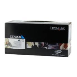 C7700CS LEXMARK C-770/772 CARTUCHO CIAN RETORNABLE