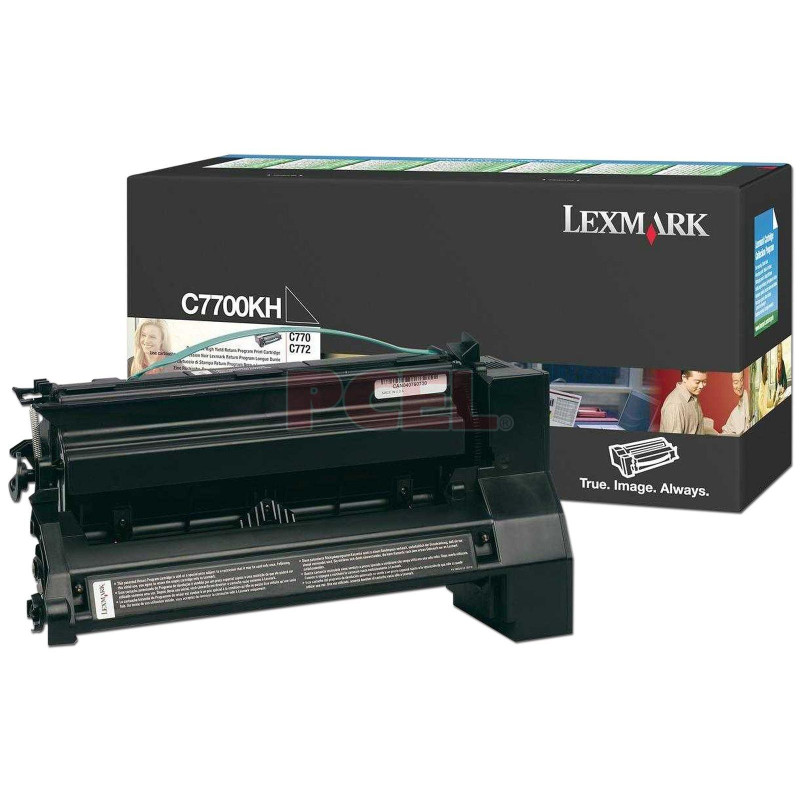 C7700KH LEXMARK C-770/772 CARTUCHO NEGRO ALTO RENDIMIENTO RETORNABLE