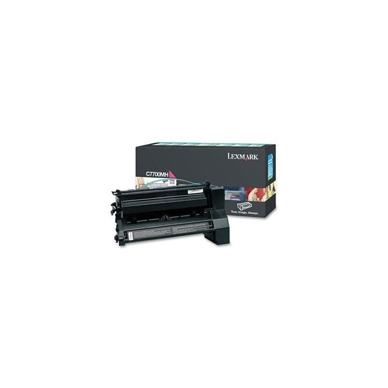 C7700MH LEXMARK C-770/772 CARTUCHO MAGENTA ALTO RENDIMIENTO RETORNABLE