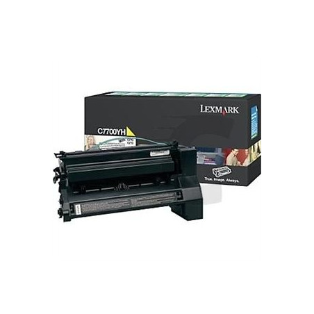 C7700YH LEXMARK C-770/772 CARTUCHO AMARILLO ALTO RENDIMIENTO RETORNABLE