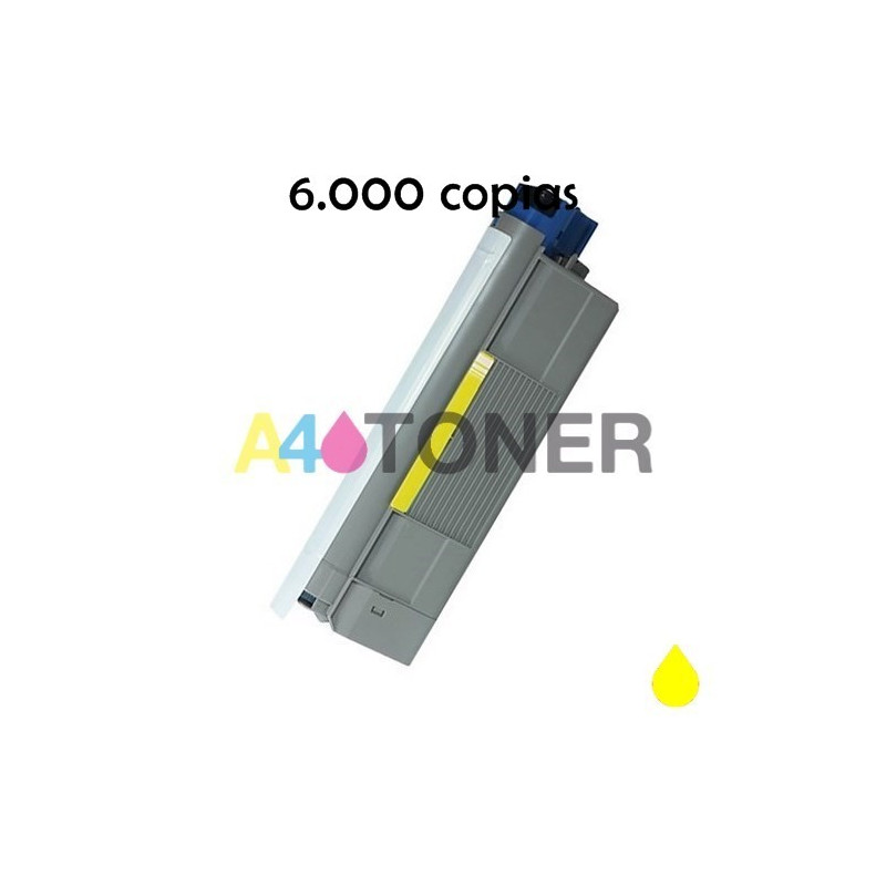 ES6410 toner amarillo compatible OKI reemplaza a OKI 44315317