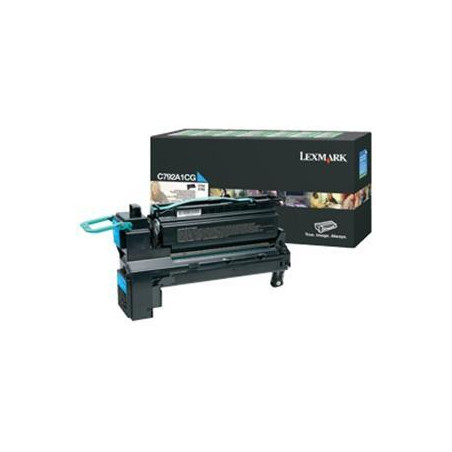 C792A1CG LEXMARK C792 X792 TONER CIAN RETORNABLE