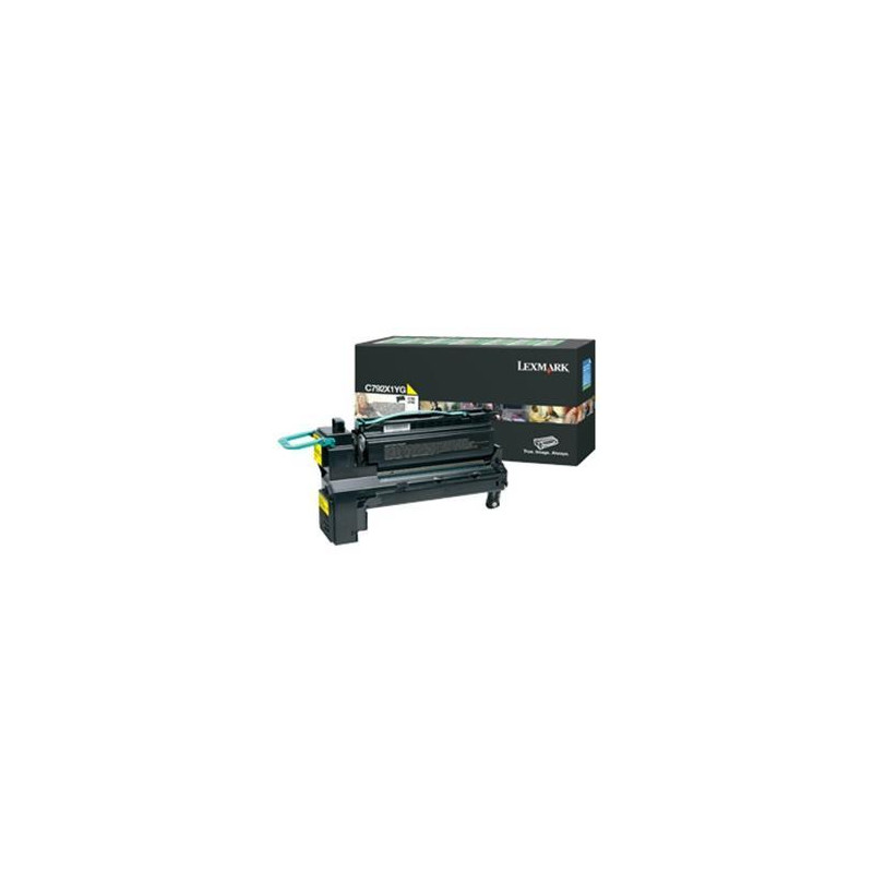 C792X1YG LEXMARK C792 TONER AMARILLO RETORNABLE