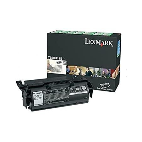 T650H11E/T650H31E LEXMARK CARTUCHO DE IMPRESION NEGRO 25 000 PAGINAS RETORNABLE T 650 652 654