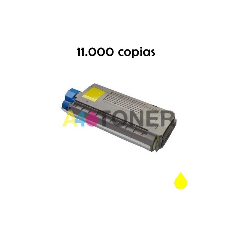 ES3032 / ES7411 toner amarillo compatible reemplaza a OKI 44318617